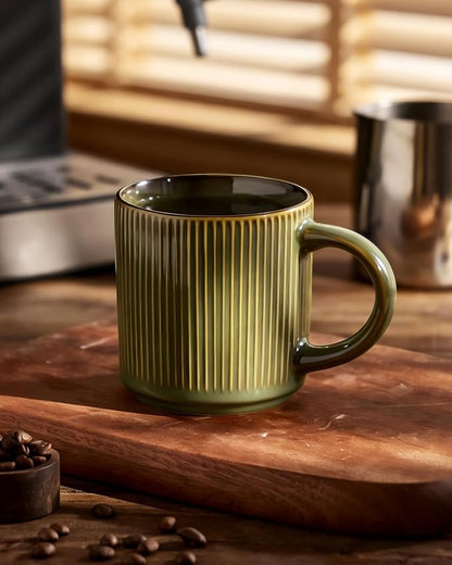 famiware Coffee Mug Set for 6, Star 12 oz Catering Mugs Cup Set - Image 4