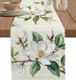 Vintage Floral Spring Table Runners 36 Inches Long, Rustic Botanical Table by Unknown