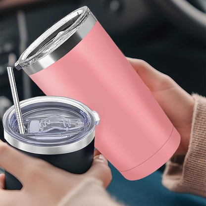 YOUKE OLA 16 Pack Stainless Steel Tumbler Bulk 20oz Insulated Vacuum Travel Mug - Image 6