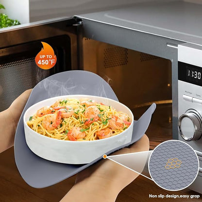 12 Inch Multi-Purpose Silicone Mat, As Drying Mat, Microwave Mat, Pot Holder - Image 2