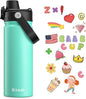 baab 18oz Kids Insulated Water Bottle 18/8 Stainless Steel Kids Cup 1 Pack | by baabKidWatterBottle