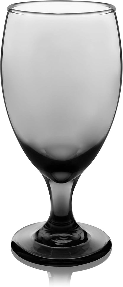 Libbey Classic Smoke Goblet Beverage Glasses, Smoothies & More - Image 8