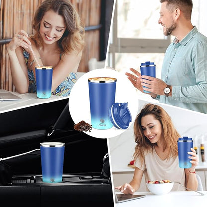 17oz Insulated Travel Coffee Mug - Image 8