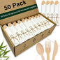 Pre Rolled Bamboo Silverware Set by Unknown