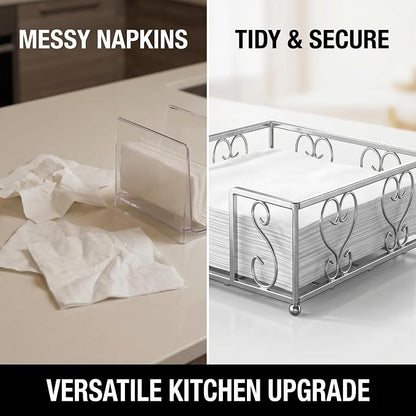 Flat Napkin Holder for Table, Dinner Napkins & Everyday Use - Image 6