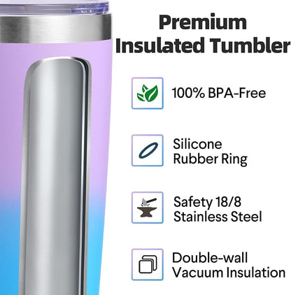 Volhoply 20oz Stainless Steel Tumbler - Image 3
