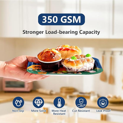 250Pcs S' Mores Camping Party Plates Supplies ，Serves 50 | S' More Love Fun - Image 5