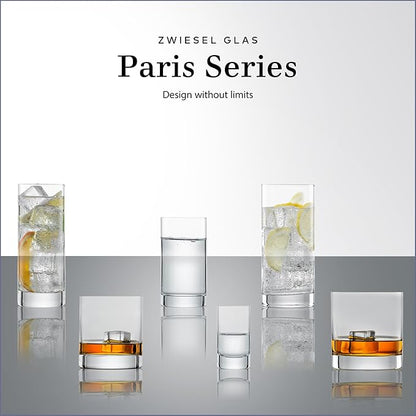 ZWIESEL GLAS Paris Whiskey Glass 10.5 Ounce (Set of 6), Tumbler for Whiskey, Dishwasher-Safe Tritan Crystal Glasses, Made in Germany