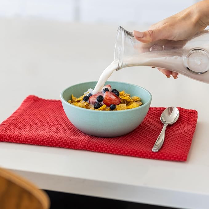 Grow Forward Premium Wheat Straw Bowls Set of 8 - Image 2