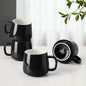 Teocera Ceramic Coffee Mug Set of 4-12 oz Coffee Mugs by Teocera