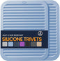Silicone Trivet Mats 2 Heat Resistant Pot Holders Multipurpose Non-Slip Hot Pads by Unknown