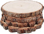 Natural Round Discs Rustic Wood Slices 4 PCS 9-10 inch Unfinished Wood kit by WilliamCraftCalifornia