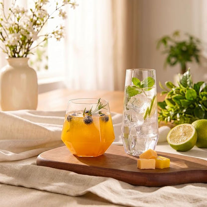 BESTSTAR 96 Pack Clear Plastic Wine Glasses Set BPA-Free Shatterproof | 48 9 OZ - Image 2