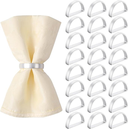 Suream 24 Packs Napkins Rings, Metal Napkin Holders by Suream