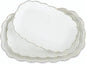 Kassel Ceramic Serving Platter Set | 16”/14”/12” Oval Serving Trays for Entertaining at Parties and Weddings | Oven Safe XL Serving Trays for Tacos, Steak and Cake