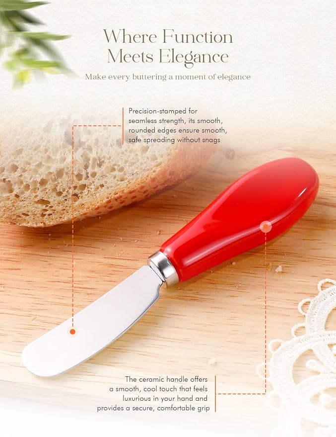 Stainless Steel Butter Spreader Knife 2 Pack - Image 2