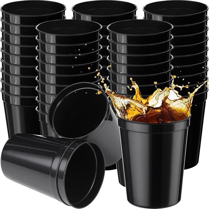 Yungyan 36 Pack 16 oz Stadium Cups Reusable Plastic Cups Blank Drink Stadium by Yungyan