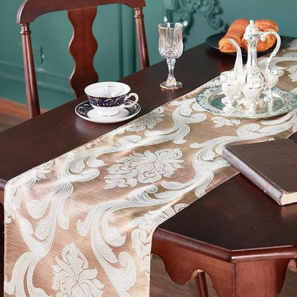 Elegant Luxury Table Runner for Dining Table, Vintage Design Premium Quality - Image 4