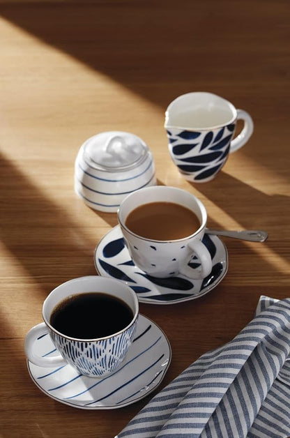 Lenox Blue Bay 4-Piece Teacup & Saucer Set - Image 4