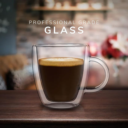 Mindful Design Double Wall Insulated Glasses Espresso Cups - Image 2