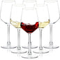 SHYRC Wine Glasses Set of 6, 12oz Clear Red/White Wine Glasses, Long Stem by SHYRC