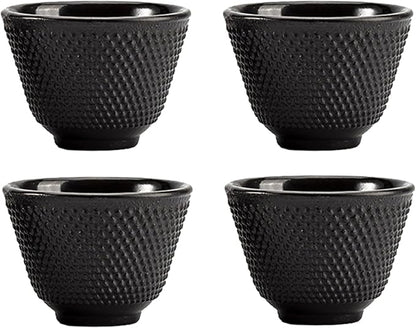 Japanese Cast Iron Tea Cups, Small and Heavy Teacups by SECHUDO