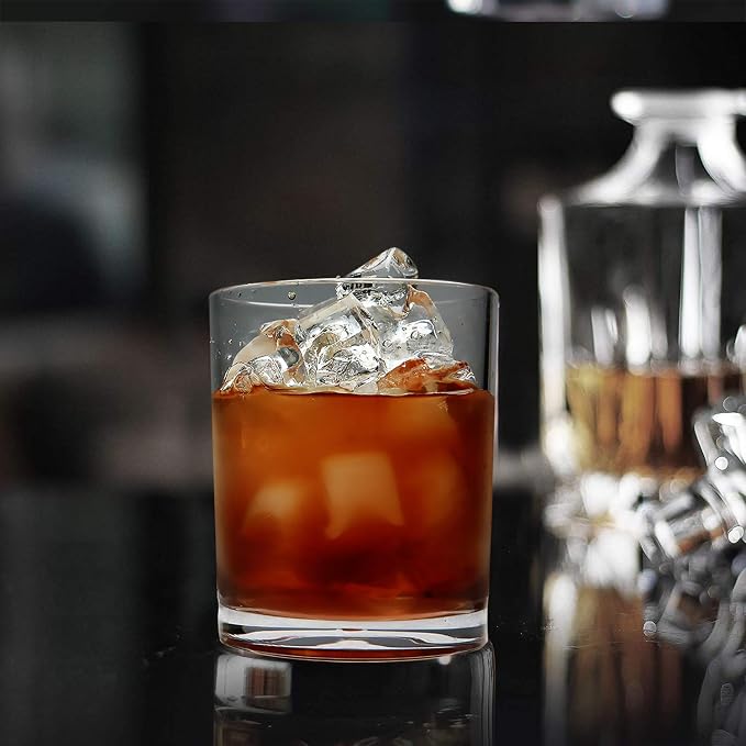 12 Oz Plastic Whiskey Glasses Set of 6 – Unbreakable Old Fashioned Cocktail Cups - Image 6