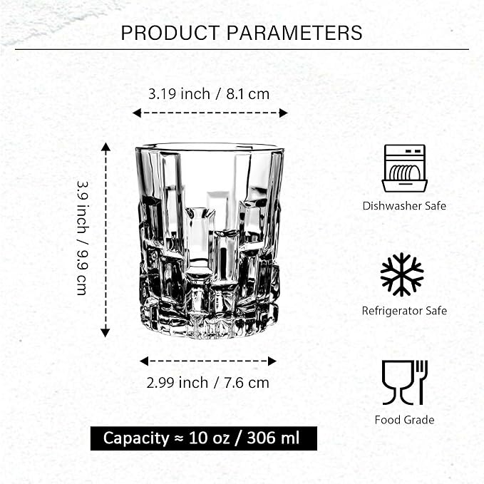 Old Fashioned Glasses Set of 6 - Image 2