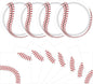 40 Pcs Baseball Plates And Napkins, Baseball Party Supplies, Serves 20 | by KFJBPB