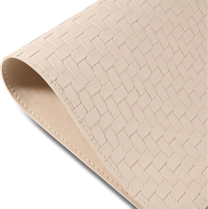 Placemats Set of 4 12" x 18" Heat-Resistant Table Mats for Dining Table Set for 4 Kitchen & Dining Room Decor Farmhouse, Boho, & Modern Style Easy to Clean, Durable & Stylish Table Decor