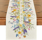 Artoid Mode Bloom Flowers Tulip Spring Table Runner, Seasonal Easter Holiday by ArtoidMode
