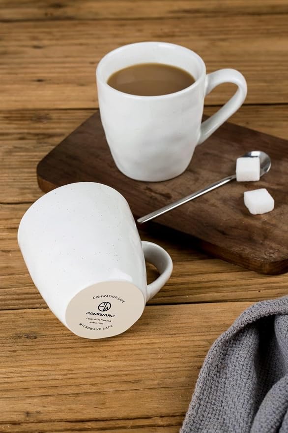famiware Mars 4 Pieces Coffee Mug, 14oz Tea Mug, Catering Mugs - Image 5