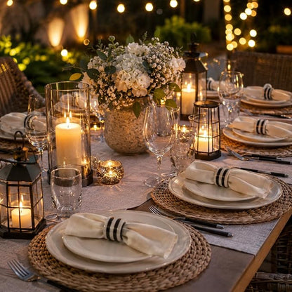 Epoxy Resin Napkin Rings, rust-resistant, lightweight, everyday dining - Image 8