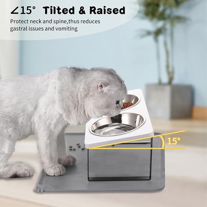 Summark Upgraded Elevated Cat Bowls - Image 4