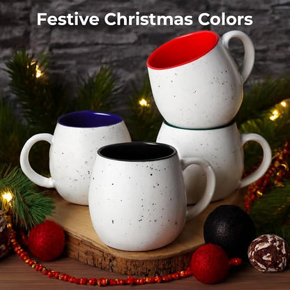LIFVER 20 Ounces Coffee Mugs Set of 4, Large Ceramic Coffee Mugs - Image 2