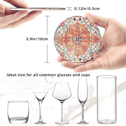 Vintage Retro Ethnic Boho Coasters - Image 5