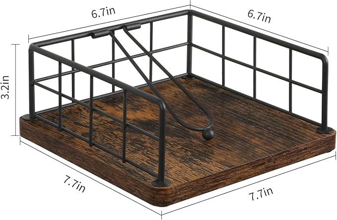 YINMIT Napkin Holder for Table, Farmhouse Napkin Holders - Image 2
