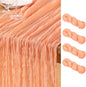 DeZerlor Peach Cheesecloth Table Runners 4 Pack Summer Boho Runners | 120Inches by DeZerlor