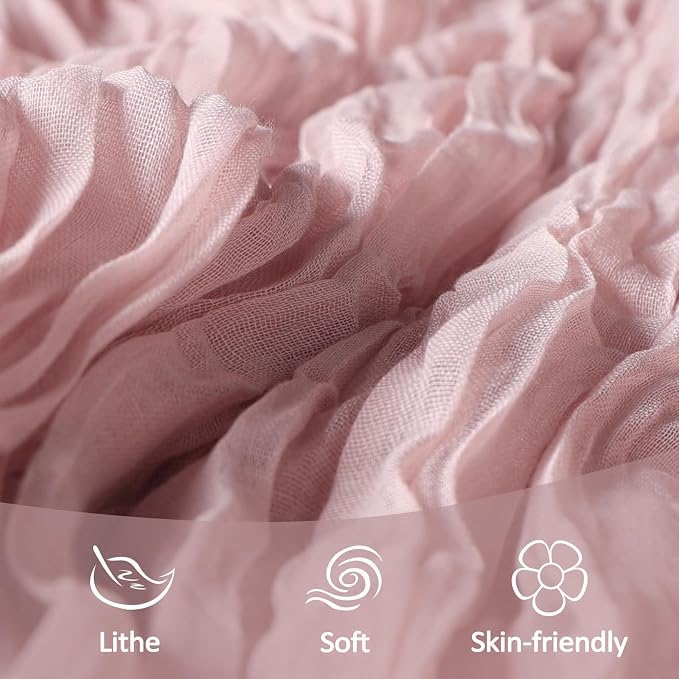 12 Pack Dusty Pink Table Runner Cheesecloth 10Ft Gauze Cheese Cloth Table - Image 5