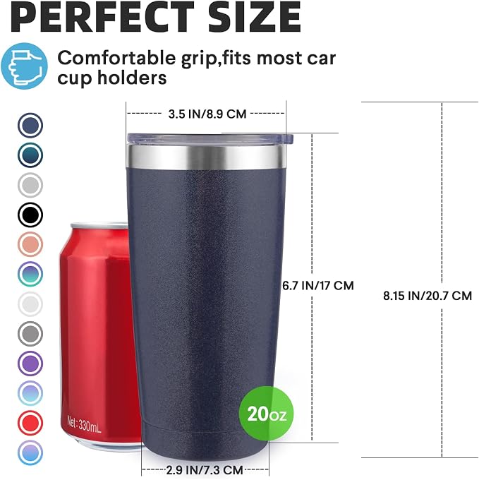 Volhoply 20oz Stainless Steel Tumbler - Image 2