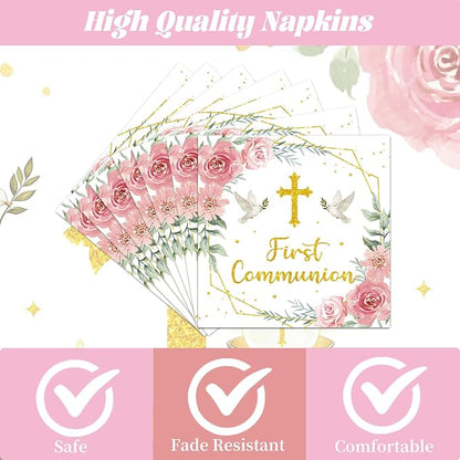 Rakuto First Communion Party Decorations, Serve 24 - Image 3