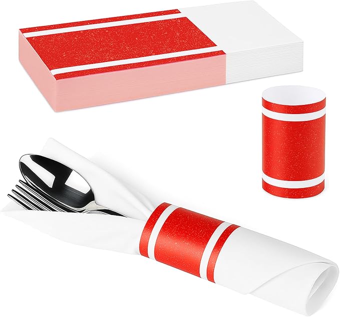 100 Pcs Napkin Bands by Unknown