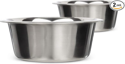 Neater Pet Brands 3.5 Cup Stainless Steel Dog Bowls, Dog Food Bowl & Water Bowl by NeaterPetBrands