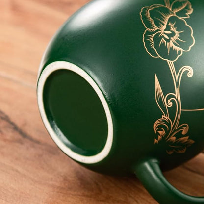 Yundu 12 OZ Ceramic Mug with Lid & Tea Strainer - Image 7