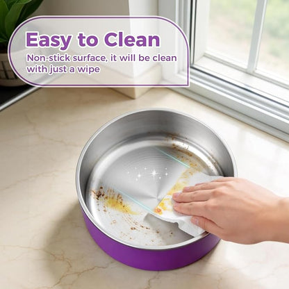 WENBOKMIN Dog Bowl, Stainless Steel Food and Water Bowl, Dishwasher Safe - Image 6