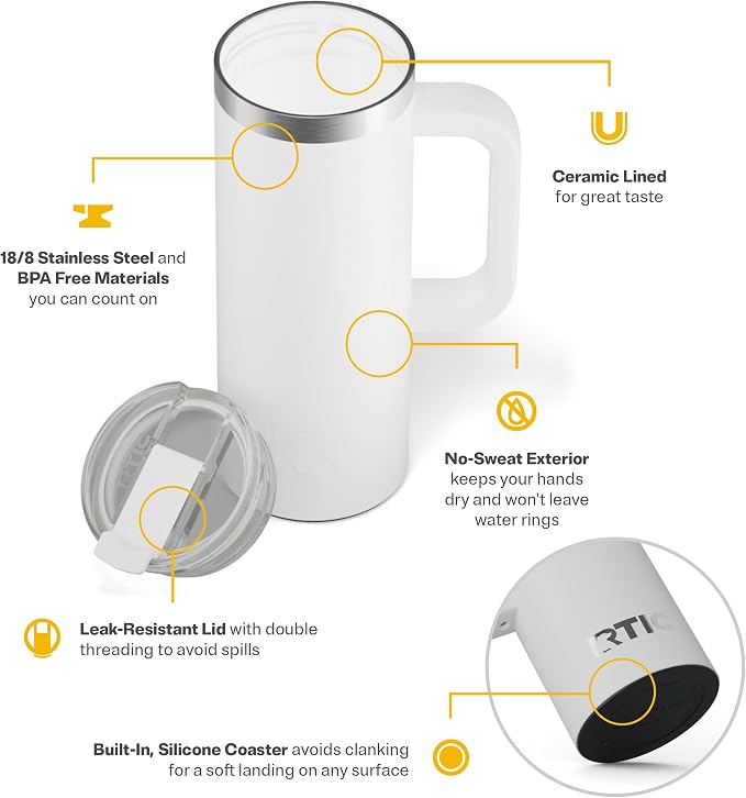 RTIC 20oz Road Trip Travel Mug - Image 3