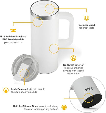 RTIC 20oz Road Trip Travel Mug - Image 3
