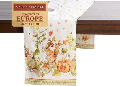 Maison d' Hermine Table Runner 100% Cotton 14.50" x 108" | Table Runners 108 by MaisondHermine