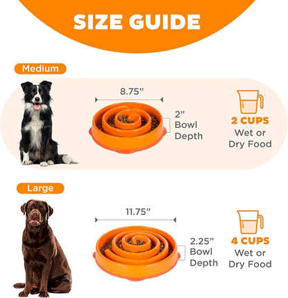 Outward Hound Fun Feeder Slo Bowl – Medium 2‑Cup Capacity, Slow Feeding - Image 5