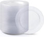 Bestluck 100PCS Clear Plastic Dessert Plates 7inch | Platos Desechables by Bestluck